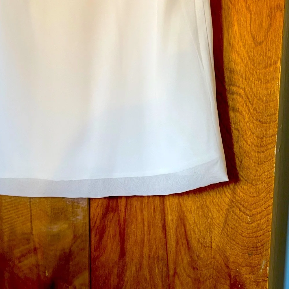Calvin Klein Women’s Pleated Sleeveless Blouse - Picture 9 of 10
